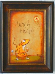 Lunch Time - Art Box Framed Zozoville - Johan Potma.jpg